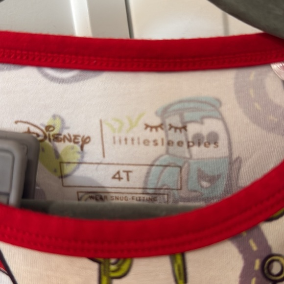 Little Sleepies Disney Cars Shorts PJs 4T - Picture 2 of 7